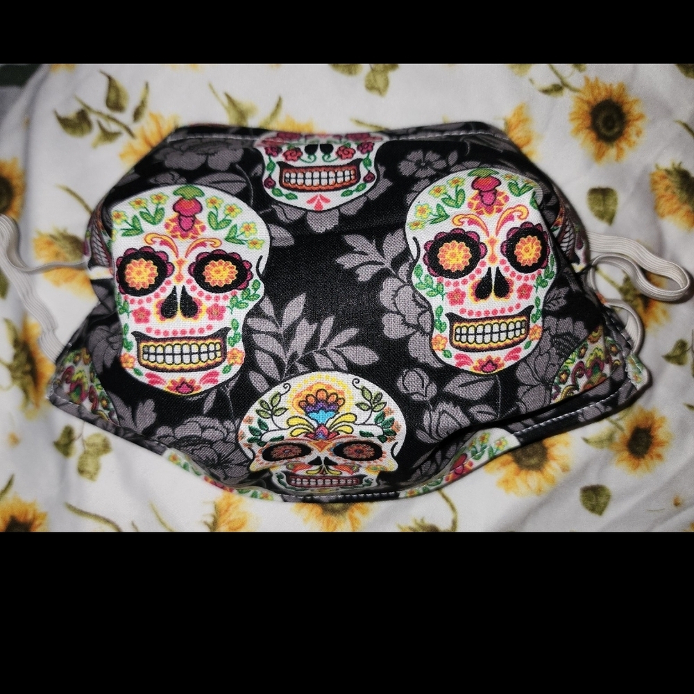 New Handmade Unisex Sugar Skull Halloween Fashion Facial Mask